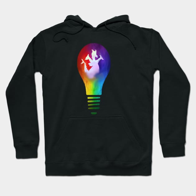 figment light bulb Hoodie by magicmirror